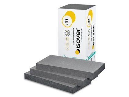 Polystyren fasádní šedý tl.120mm