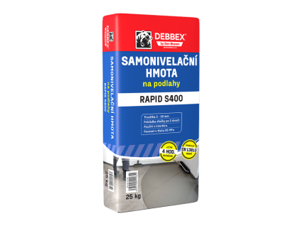 Samonivelační hmota na podlahy Den Braven RAPID S400 - 25 kg