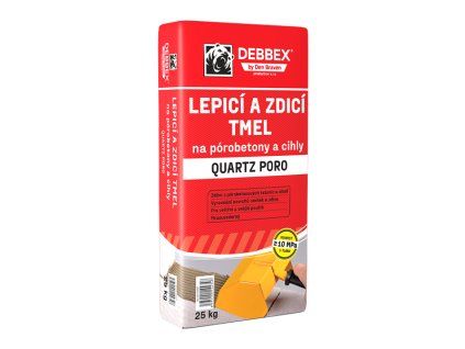 Lepicí a zdicí tmel na pórobetony a cihly QUARTZ PORO 25 kg