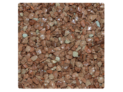 Mramorové kamínky hnědé 3 – 6 mm 25 kg